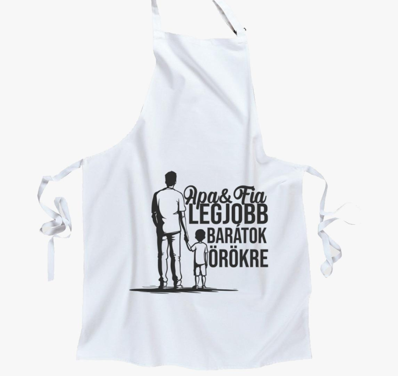 Apa & Fia legjobb barátok kötény