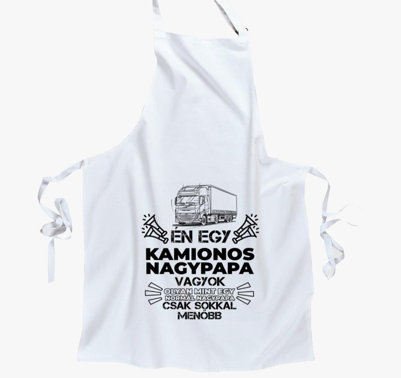 Kamionos nagypapa vagyok kötény