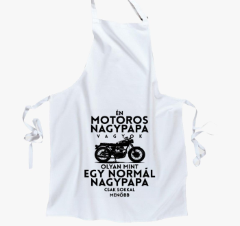 Motoros Nagypapa Vagyok kötény