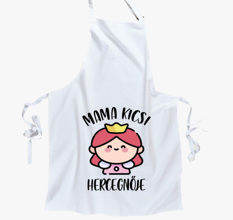 Mama kicsi hercegnője kötény