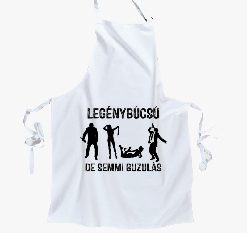 Legénybúcsú, de semmi b*zulás kötény