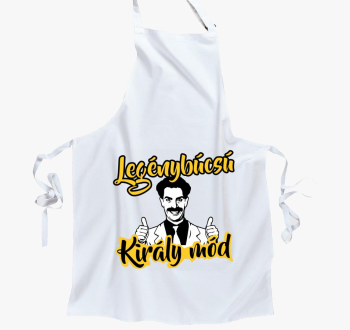 Legénybúcsú Király mód kötény