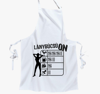 Lánybúcsú ON táblás kötény