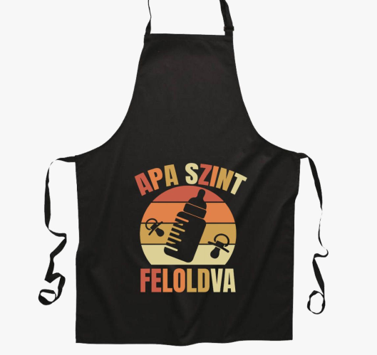 Apa szint feloldva kötény