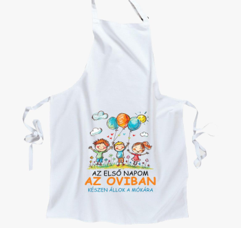 Az első napom az oviban kötény