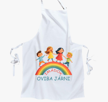 Imádok oviba járni kötény
