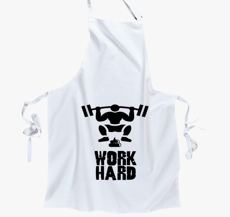 Work Hard kötény