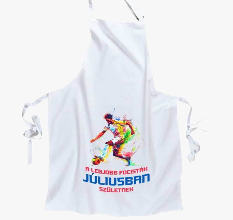 A Legjobb Focisták Júliusban Születnek kötény 
