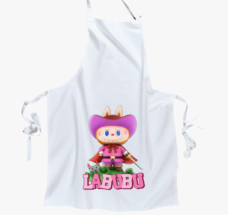 Muskétás labubu kötény 