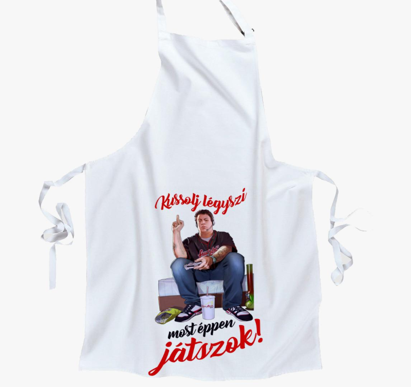 Most épp játszok kötény