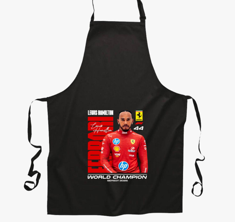 Lewis Hamilton Ferrari kötény