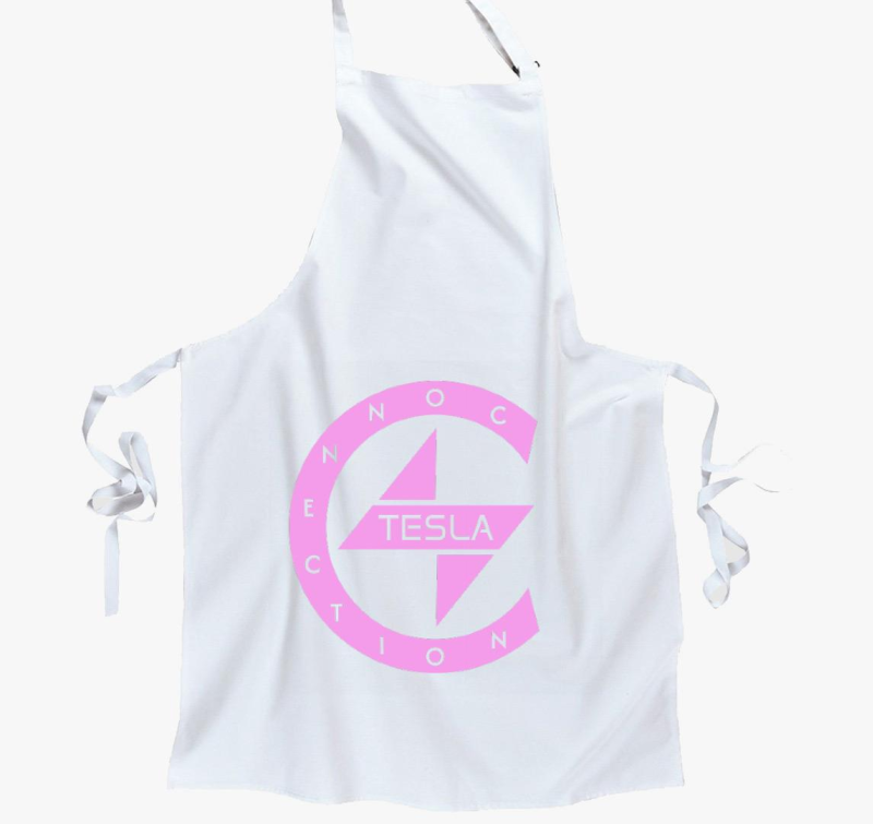 TeslaConnection Rózsaszín kötény