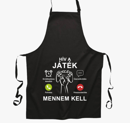 Hív a játék mennem kell kötény...