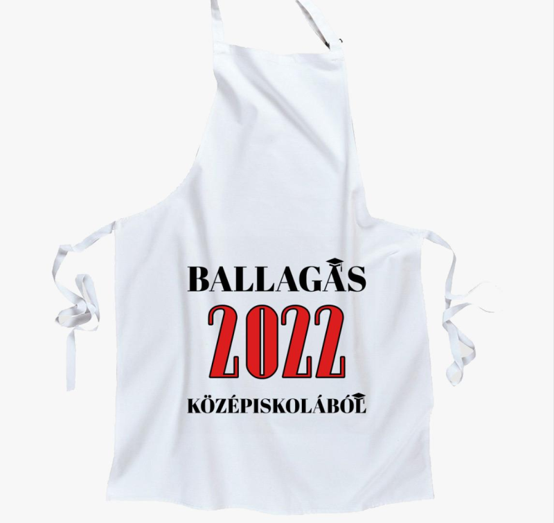 Ballagás 2022 középiskolából kötény