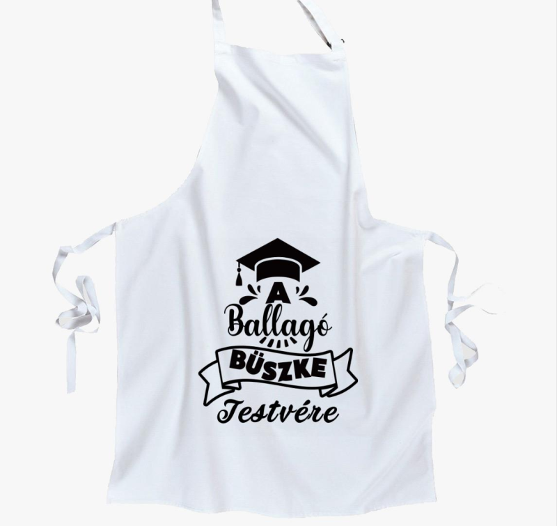 A ballagó büszke testvére kötény