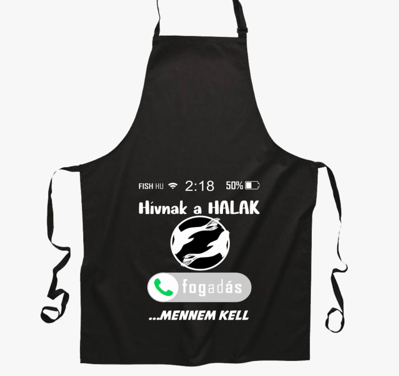 Hívnak a halak mintás kötény