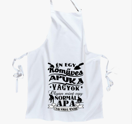 Kőműves apuka kötény