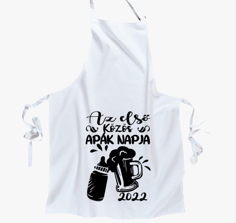 Első közös apák napja sőr és cumisüveg kötény