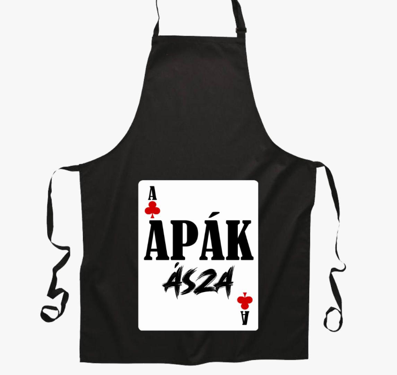Apák ásza kártyás kötény
