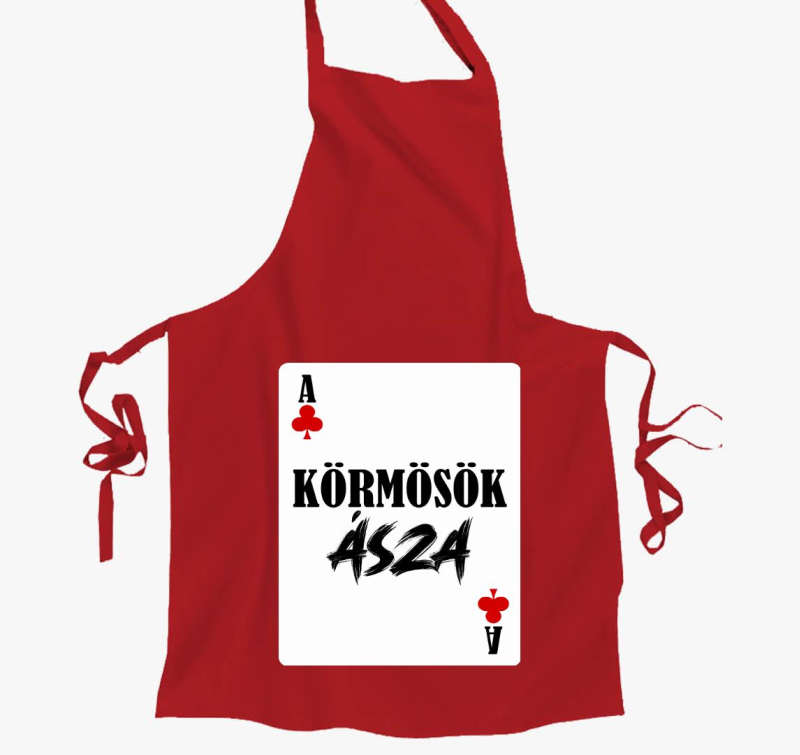 Körmösök ásza kártyás kötény
