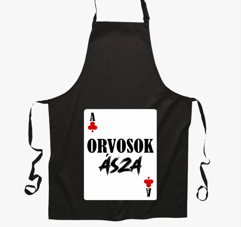 Orvosok ásza kártyás kötény