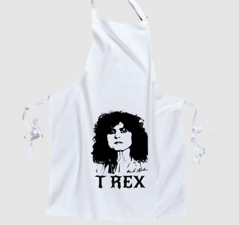 T-REX  Marc Bolan portré rajz kötény