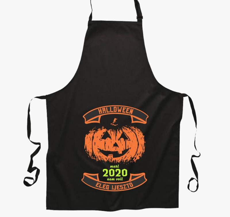 Vészjósló halloweeni tök kötény