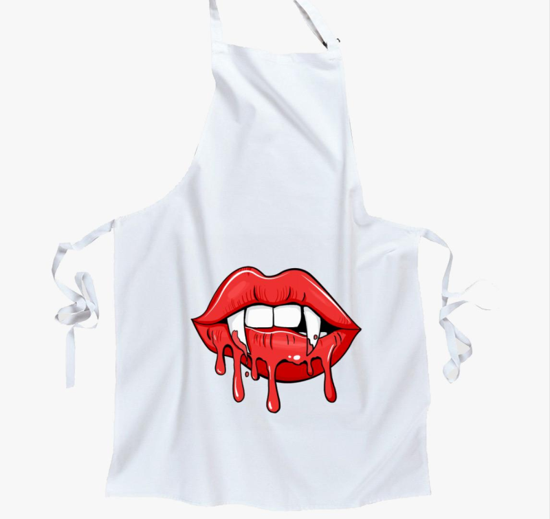 Vámpír száj kötény