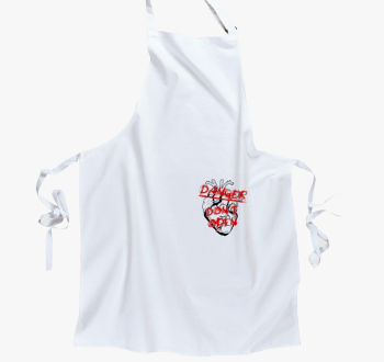 VESZÉLY - NE NYISD KI szíves kötény