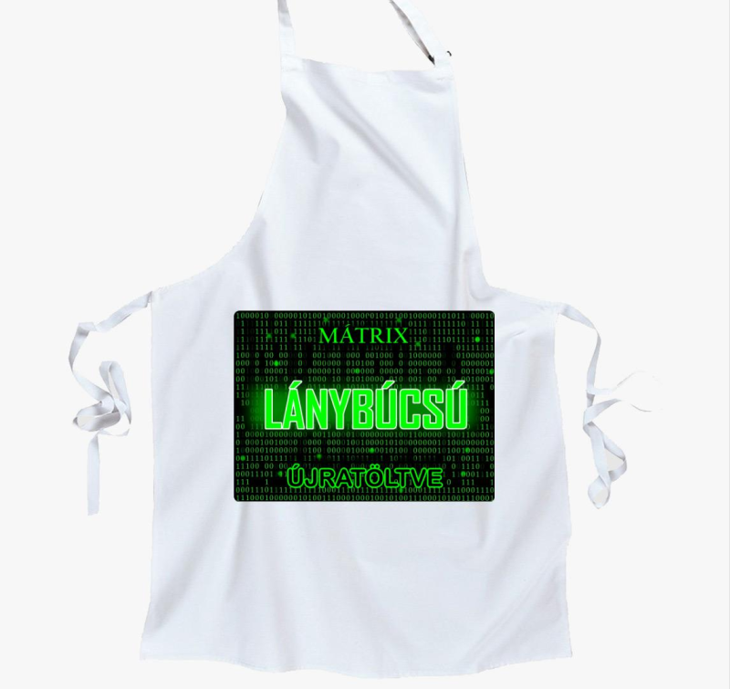 Mátrix leánybúcsús kötény