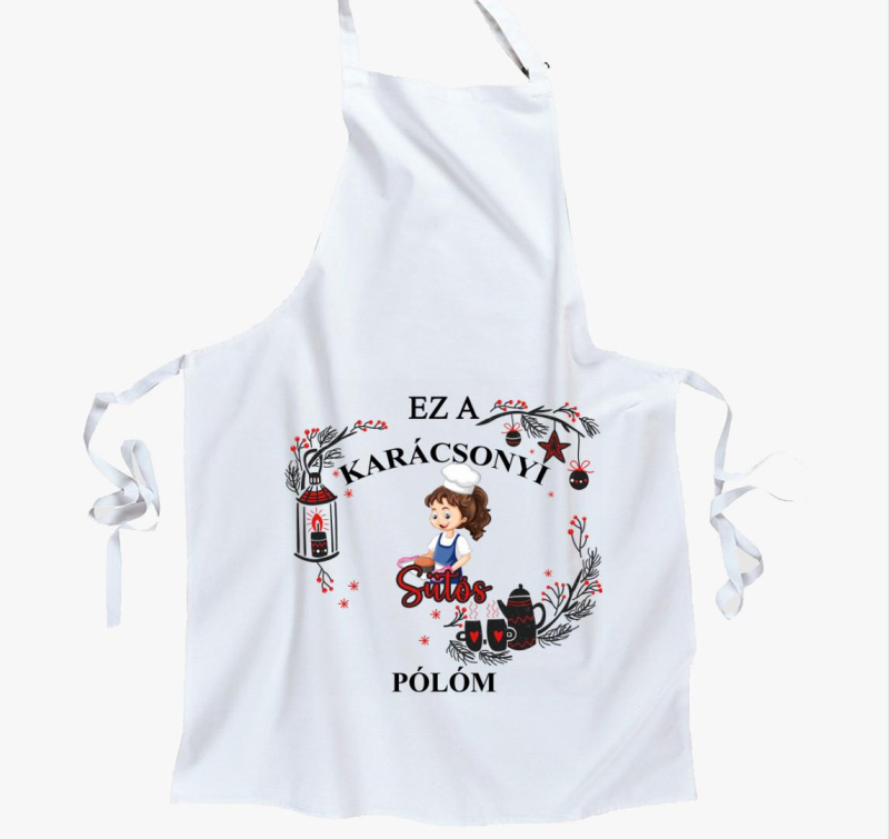 Ez a karácsonyi sütős köténym kötény