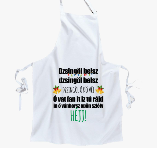 Dzsingöl belsz kötény
