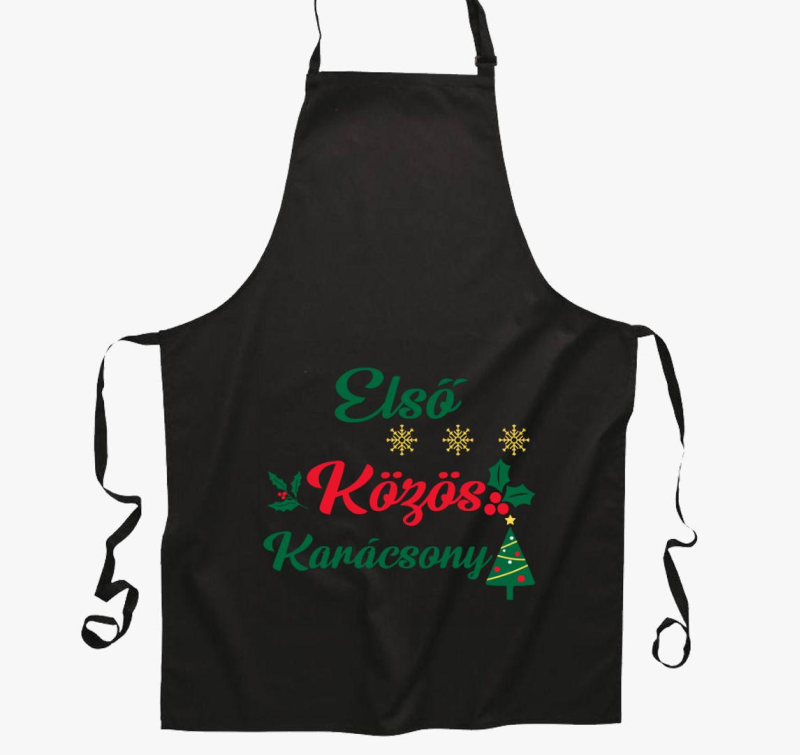 Első közös karácsony kötény