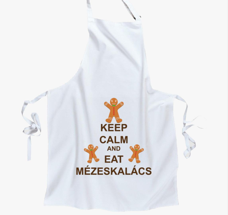 Keep calm and eat mézeskalács kötény
