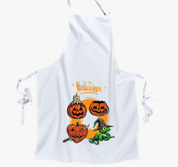 Halloween-i tökfejek kötény