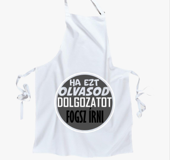 Dolgozat írós kötény