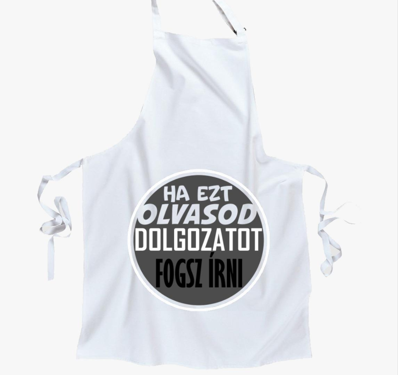 Dolgozat írós kötény