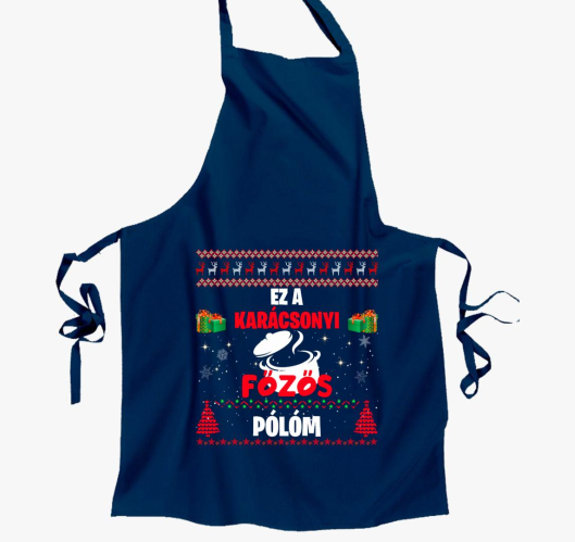 Ez a karácsonyi főzős kötényem...