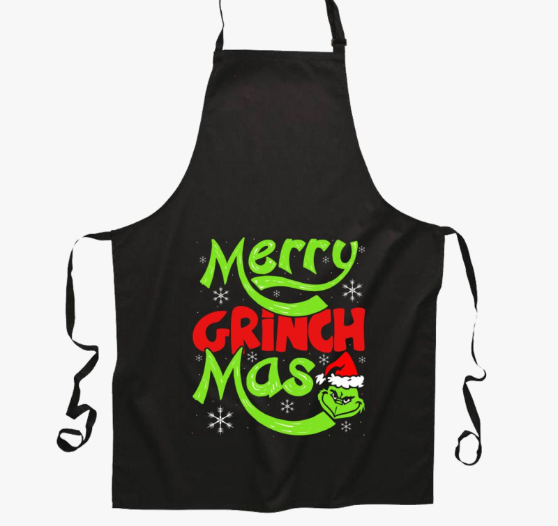 Boldog Grincs karácsonyt kötény