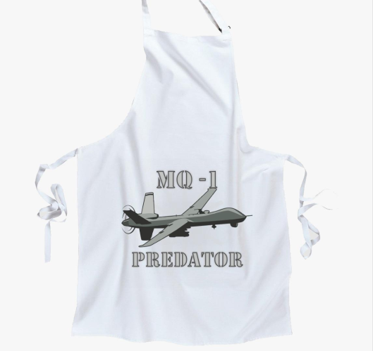 Prédátor harcidrón kötény