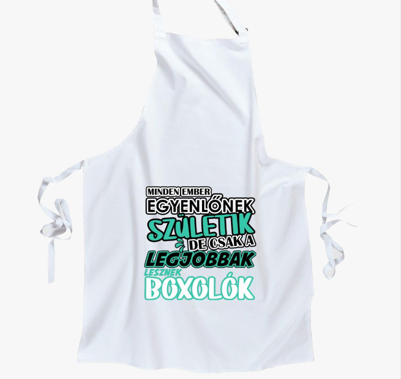 Egyenlőnek születik boxos kötény