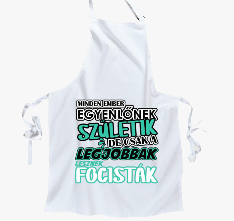Egyenlőnek születik focis kötény