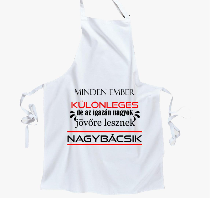 Különleges nagybácsi kötény