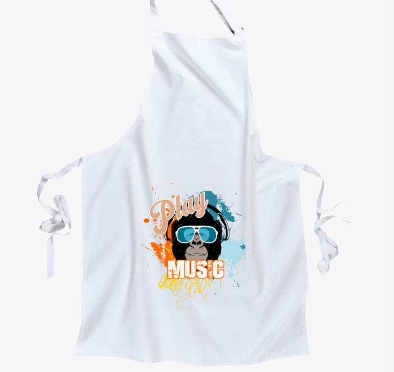 Zene gorilla kötény