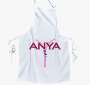 Anya zipzáros kötény