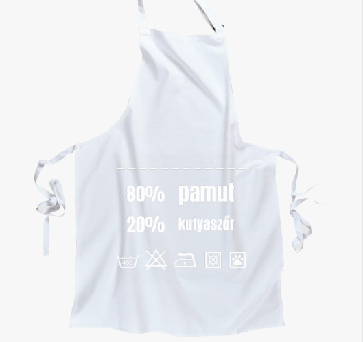 Kötény összetevők pamut és kut...