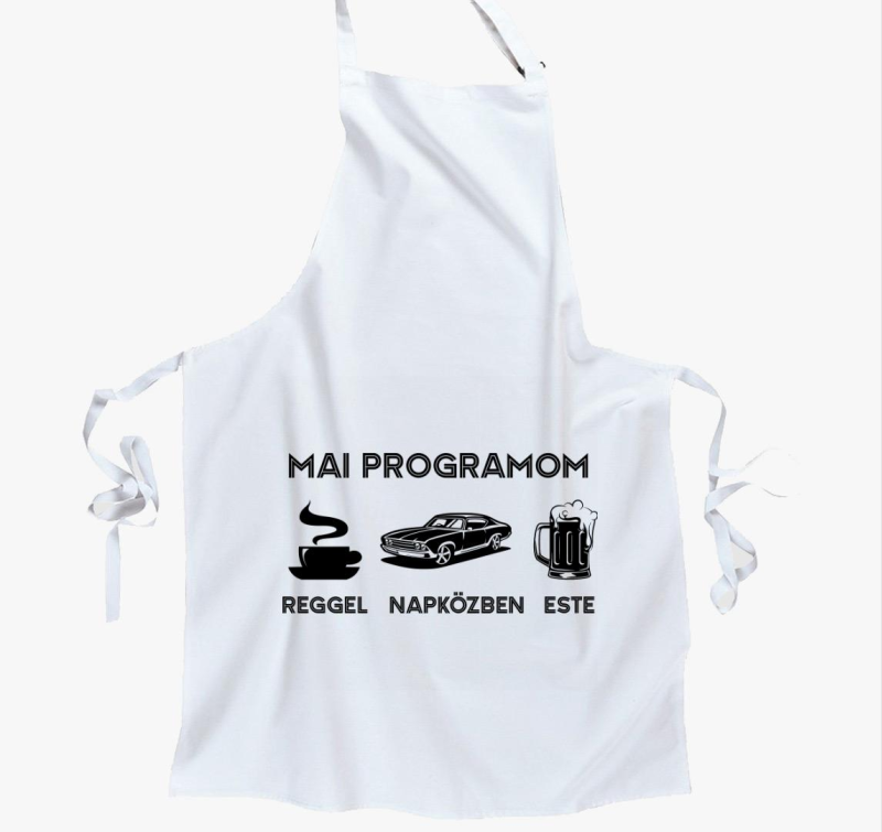 Napirend mai programom autózás kötény