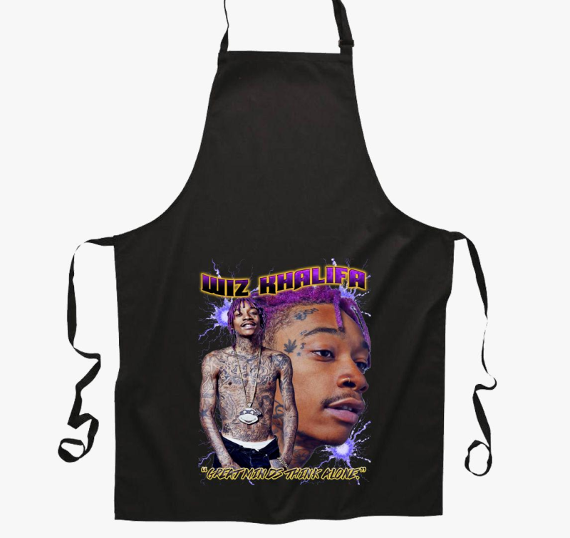 Wiz Khalifa arcképes kötény