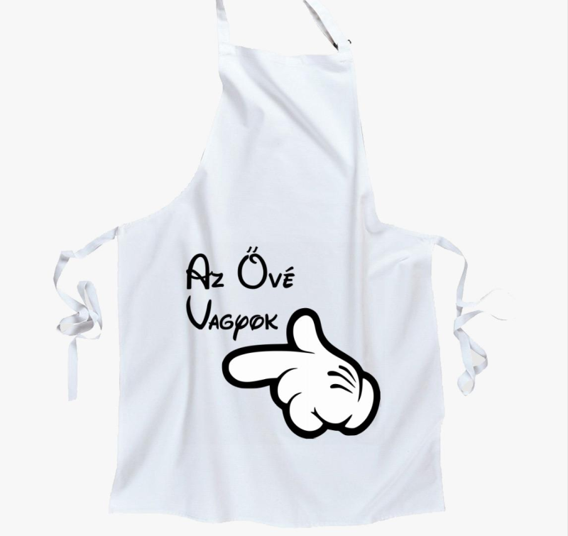 Az övé vagyok kesztyűs páros kötény