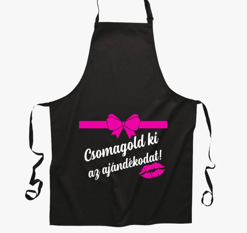 Csomagold ki az ajándékodat kötény